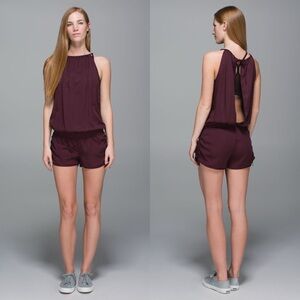 NWOT Lululemon Heat The Street Onesie in Bordeaux Drama
